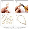 Brass Screw Carabiner Lock Charms KK-T047-06G-4