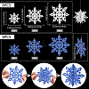 2Bags 2 Colors Christmas Theme Plastic Decorations DIY-SC0026-68-2