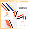   5 Styles Three Color Polyester Striped Ribbon OCOR-PH0002-72-4