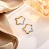 Two Tone 304 Stainless Steel Hoop Earrings LS-EJEW-K257-02D-GP-3