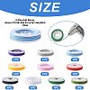 10 Rolls 10 Colors Nylon Braided Cord NWIR-FS0001-03-4