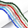 Electroplate Glass Beads Strands LS-EGLA-A034-T4mm-B-1