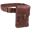 Woman's PU Leather Outdoors Cell phone Waist Bag AJEW-WH0504-39A-1