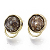 Alloy Stud Earrings EJEW-S207-001C-2