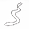 304 Stainless Steel Cable Chain Necklaces NJEW-H203-01P-2