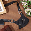Medieval PU Leather Gun Holster AJEW-WH0606-009B-5