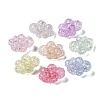 Crackle Transparent Acrylic Beads OACR-G033-05E-1