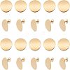 304 Stainless Steel Stud Earring Findings STAS-UN0016-11G-1