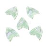 UV Plating Rainbow Iridescent Transparent Acrylic Pendants PACR-M002-09F-1