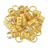 120Pcs 4 Styles Iron Dreadlocks Beads Hair Decoration FIND-TA0005-09G-3