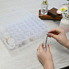 Rectangle Plastic Organizer Storage Grid Bead Containers CON-WH0100-80-6