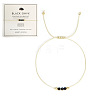 Natural Black Onyx Braided Beads Bracelets for Women LS-LU0568-1-1