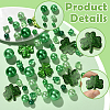 86Pcs 3 Styles Plastic Imitation Pearl Round No Hole Beads OACR-SP0001-73-3