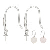 1 Pair 925 Sterling Silver Earring Hooks STER-BC0003-61-1