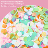 100G 5 Colors PVC Sequin Pendants KY-CY0001-20-6