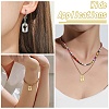 6Pcs 2 Colors Brass Micro Pave Cubic Zirconia Pendants KK-CJ0003-22-7
