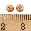 304 Stainless Steel Bead Cap Pendant Bails STAS-G224-24RG-06-3