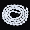 Opaque Solid Color Glass Beads Strands GLAA-N071-01A-C01-2
