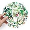 100Pcs Plant PET Waterproof Stickers PW-WG27039-01-3