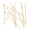 Brass Ball Head Pins X-KK-G331-10-0.8x50-1