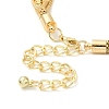 Brass Box Chains Lariat Necklace NJEW-P289-09G-4