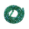 Electroplate Glass Beads Strands EGLA-A044-T4mm-L18-3