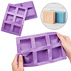 Square Food Grade Silicone Molds Sets DIY-GA0001-58-4