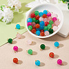 Glass Round Pendants PALLOY-TADJ00001-04-4