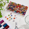 360Pcs 12 Colors Acrylic & Resin Buttons DIY-ME0001-75-4
