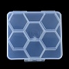 Transparent Plastic Bead Containers CON-YW0001-55-1