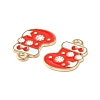 Christmas Alloy Enamel Pendants ENAM-D047-09LG-03-3