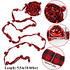 5.5M Christmas Polyester Tartan Print Ribbon for Sewing Decoration OCOR-SP0001-15-2