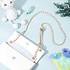 Braided PU Leather & Iron Chain Bag Handles FIND-WH0143-21KCG-02-6