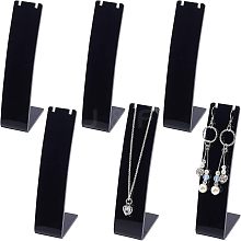 Opaque Acrylic Necklace Display Stands NDIS-WH0001-07