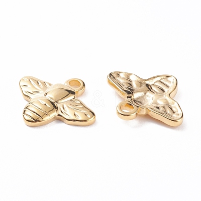 PVD Vacuum Plating 304 Stainless Steel Charms STAS-B024-03G-1