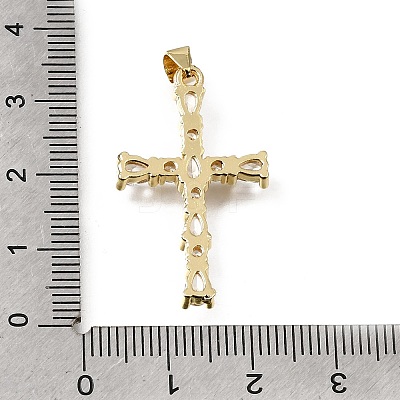 Easter Brass Pave Cubic Zirconia Pendants CU-E002-01A-G07-1