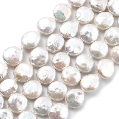Natural Baroque Keshi Pearl Beads Strands PEAR-B004-16F-03A-1