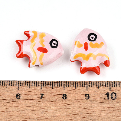 Handmade Porcelain Beads PORC-N009-08E-1