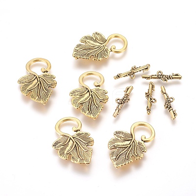 Alloy Toggle Clasps PALLOY-A20005-AG-LF-1