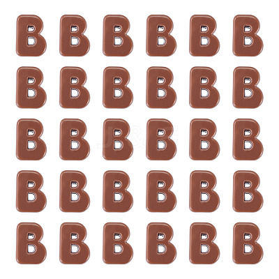 Opaque Acrylic European Beads OACR-TAC0019-006B-1