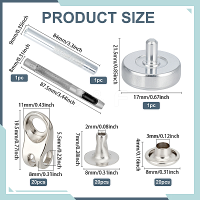 Alloy Boot Lace Hooks FIND-PH0027-20-1