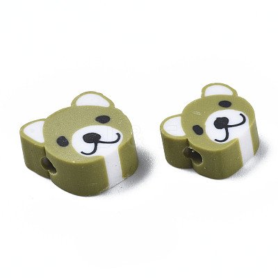 Handmade Polymer Clay Beads CLAY-S096-004I-1
