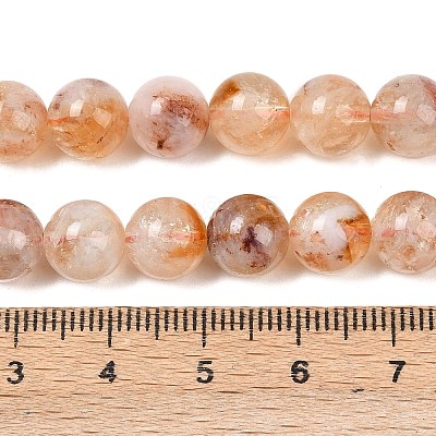 Heated Natural Citrine Beads Strands G-S362-105C-1