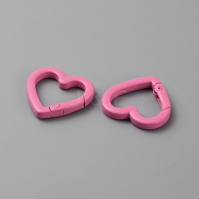 Zinc Alloy Spring Gate Rings AJEW-WH0471-106C-1
