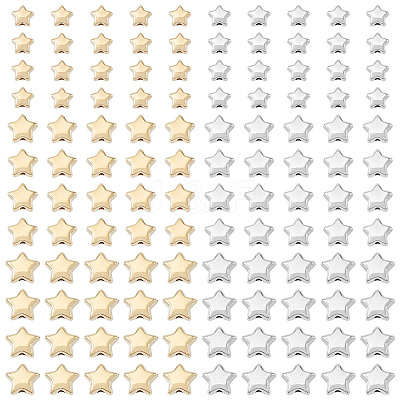300Pcs 3 Styles CCB Plastic Beads CCB-TA0001-16-1