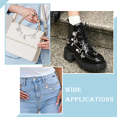 4Pcs Brass Boot Strap Chains HJEW-OC00242-1