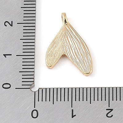 Brass Micro Pave Clear Cubic Zirconia Pendants KK-Q816-05G-02-1