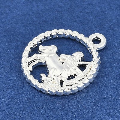 Twelve Constellations Alloy Pendants PALLOY-Q006-01D-S-1
