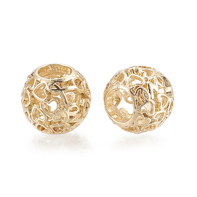 Alloy European Beads PALLOY-T048-29G-1