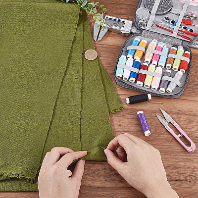 Rectangle Cotton Linen Fabric DIY-WH20001-58C-1